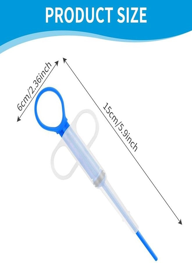 KittuPet Pet Medicine Syringe, 1Pieces Polypropylene Pill Dispenser with Silicone Tips, Soft Cat Pill Shooter for Small - Image 2